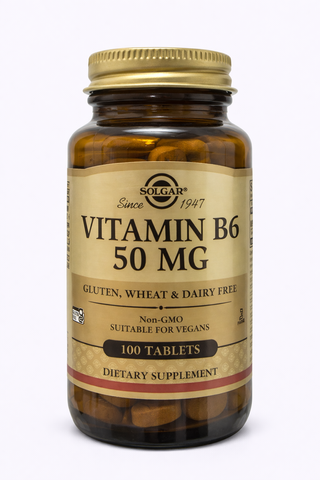 Solgar Vitamin B6 50 mg 100 tabs 06042026-29 фото