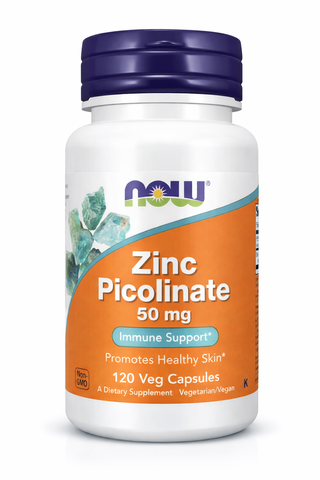 NOW Foods Zinc Picolinate 50 mg 120 caps 22022026-5 фото