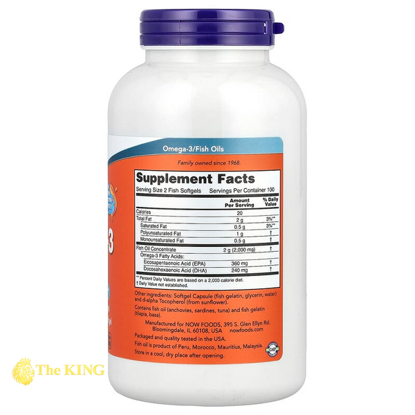 Omega-3 1000mg. - 200 sgels 2022-10-0054 фото