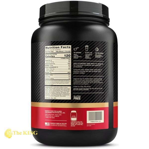 O/N Gold Standard 100% Whey - 2280g French Vanilla Cr&egrave;me 106192-1 фото