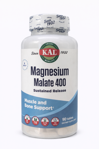 KAL Magnesium Malate 400 90 tabs 06042026-22 фото